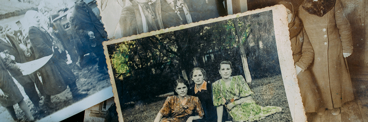 Old photograph collection showing various people