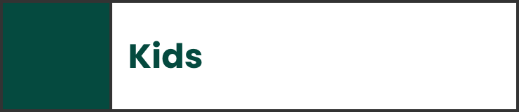 Kids landing page hover button