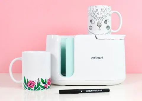 Cricut Mug Press with Sublimation Ink Pen Mug examples