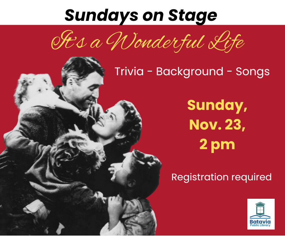 Picture of family from the movie "It's a Wonderful Life."