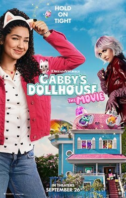 Gabby's Dollhouse the Movie poster.